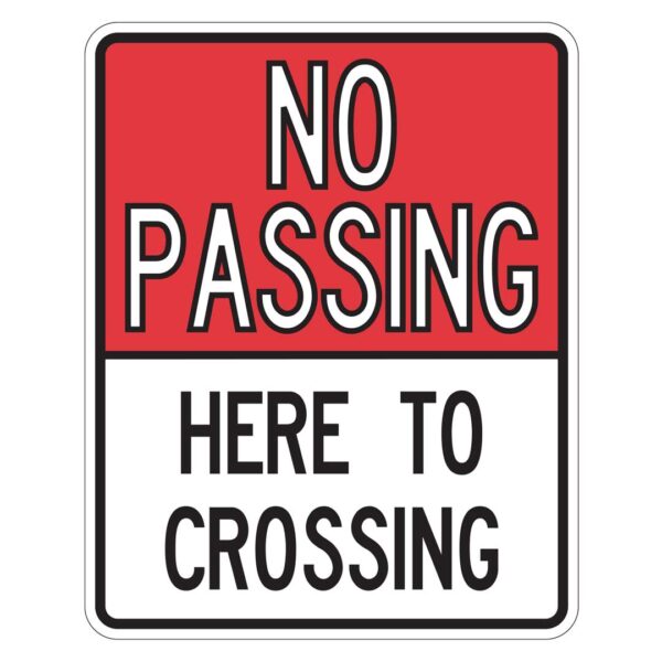 Ra-010 No Passing Here To Crossing
