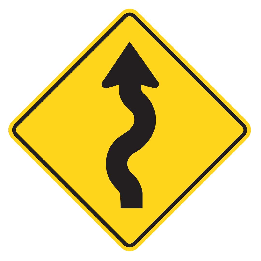 Wa-006L Winding Road To Left