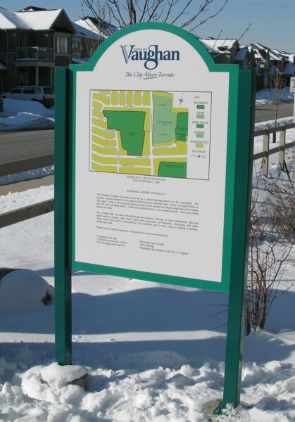 ground mounted sign